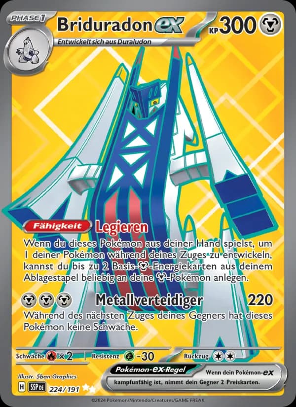 Briduradon-ex card in German