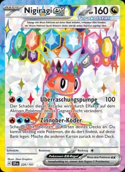 Nigiragi-ex card in German
