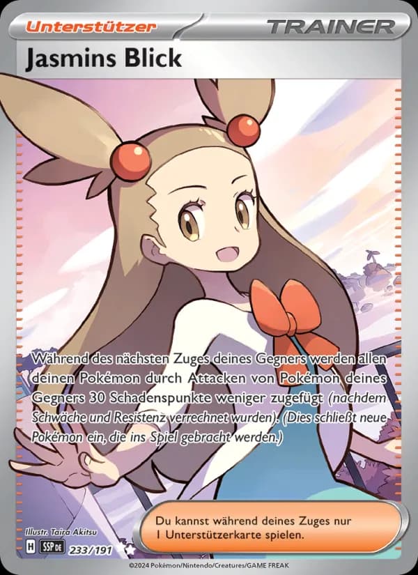 Jasmins Blick card in German