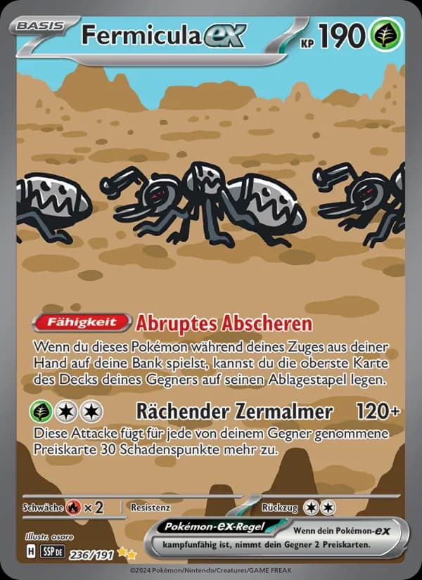 Fermicula-ex card in German