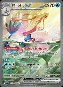 Milotic-ex card in German