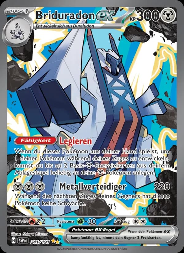 Briduradon-ex card in German