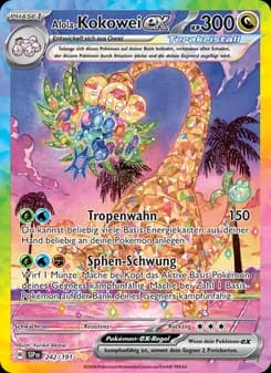 Alola-Kokowei-ex card in German