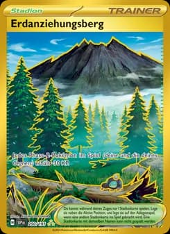 Erdanziehungsberg card in German