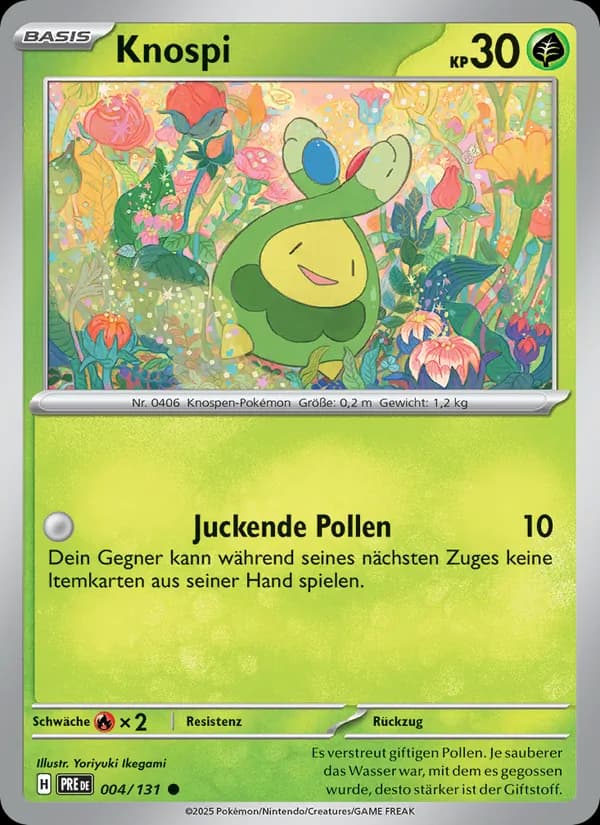 Knospi card in German