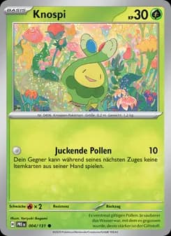 Knospi card in German