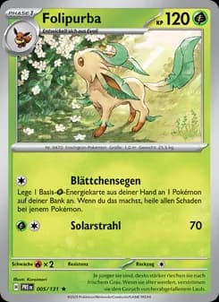 Folipurba card in German