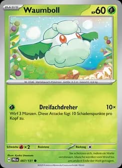 Waumboll card in German