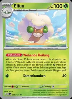 Elfun card in German