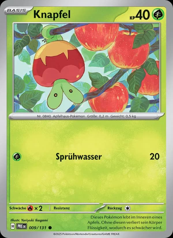 Knapfel card in German
