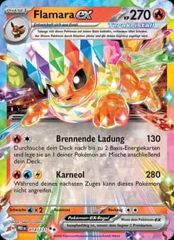 Flamara-ex card in German