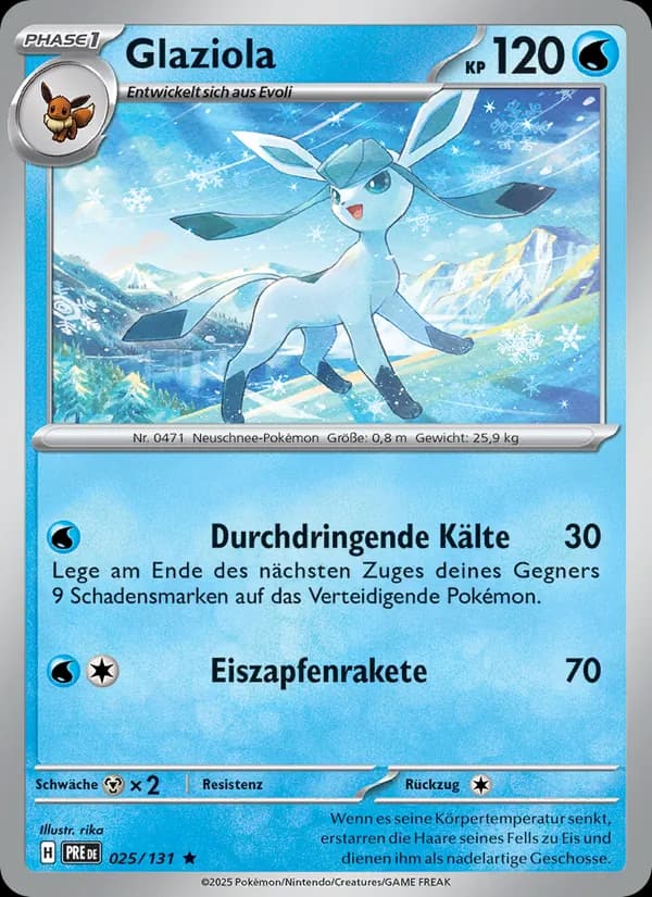 Glaziola card in German