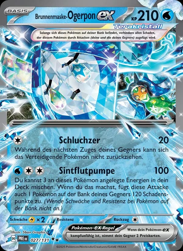 Brunnenmaske-Ogerpon-ex card in German