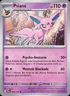 Psiana card in German