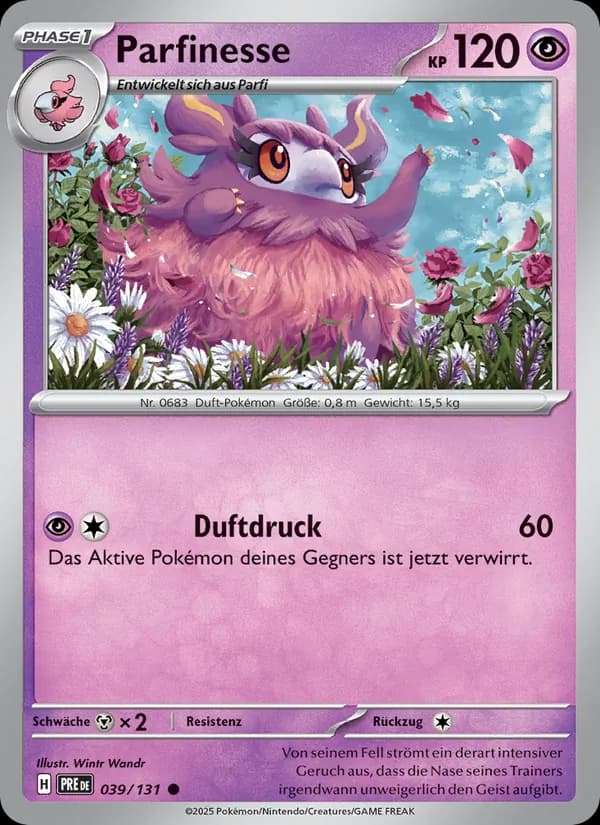 Parfinesse card in German