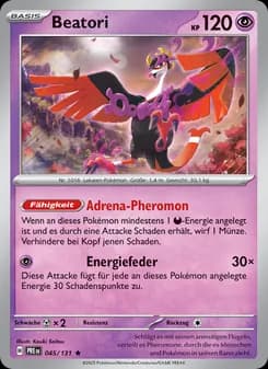 Beatori card in German