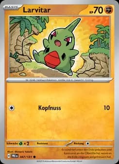 Larvitar card in German