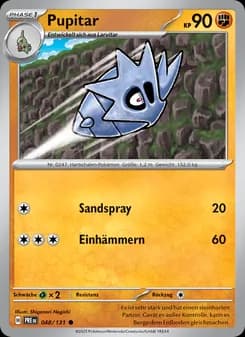Pupitar card in German