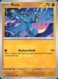 Riolu card in German