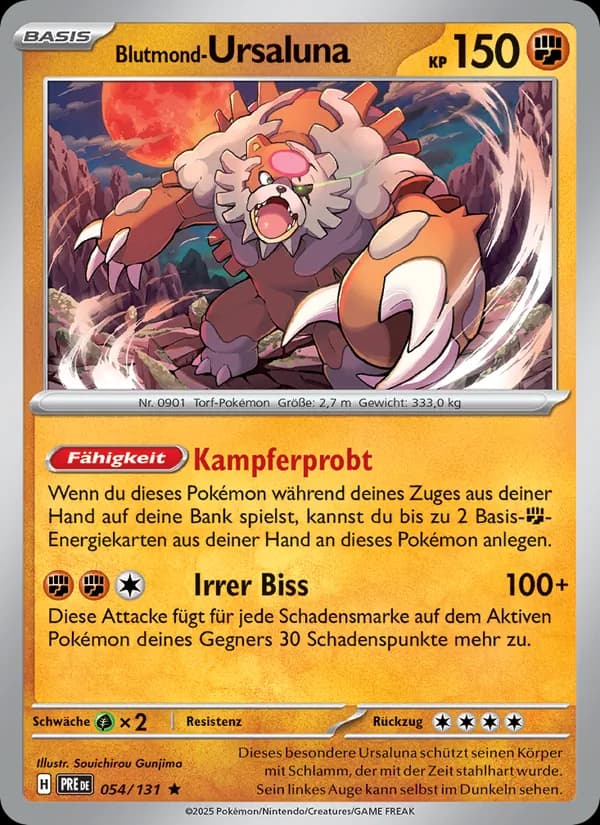Blutmond-Ursaluna card in German