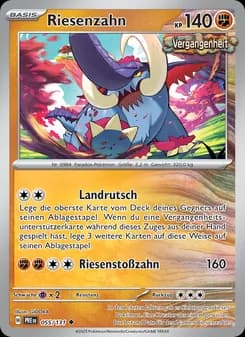 Riesenzahn card in German
