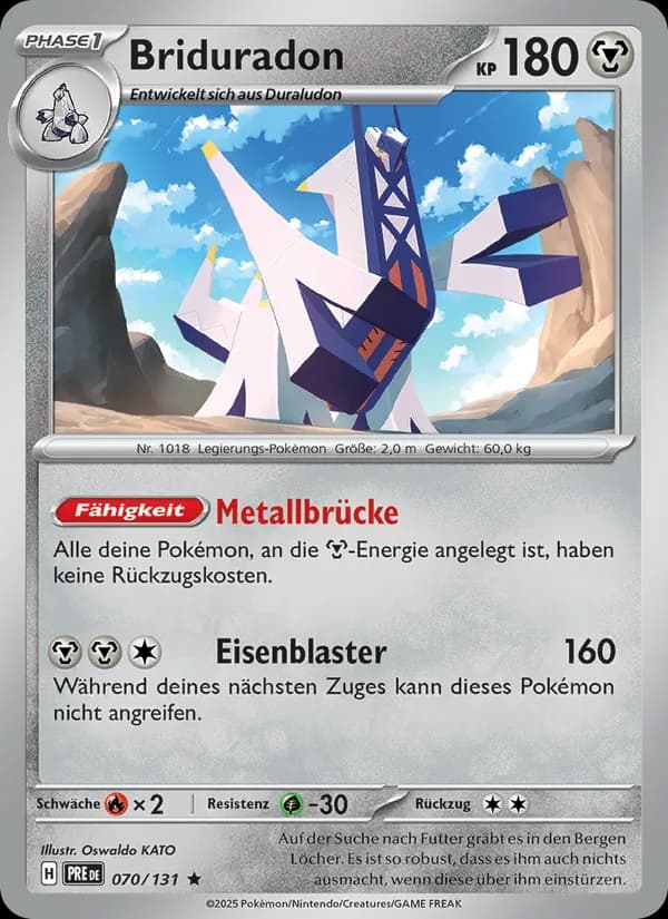 Briduradon card in German