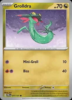 Grolldra card in German