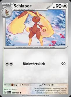 Schlapor card in German