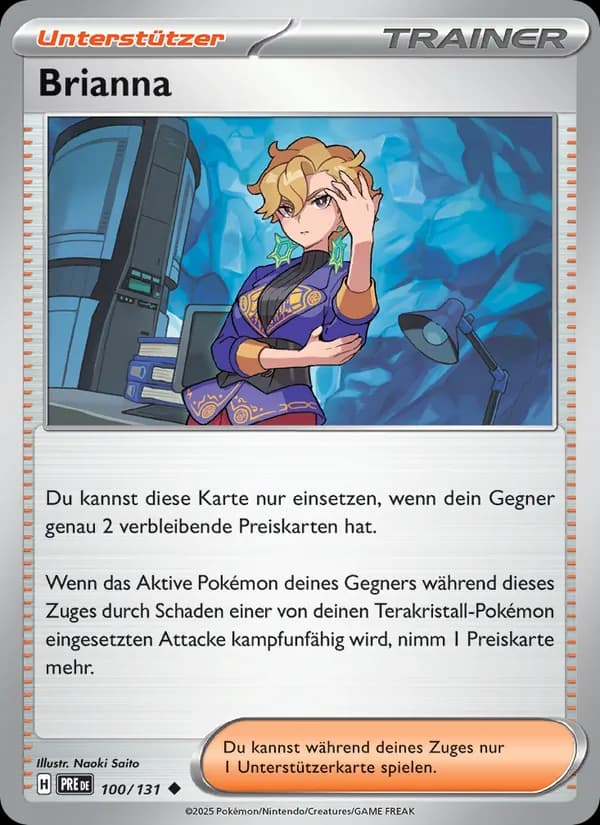 Brianna card in German
