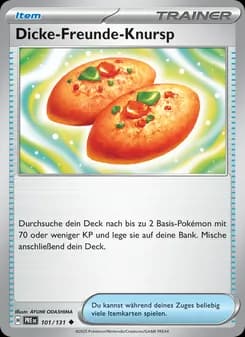 Dicke-Freunde-Knursp card in German