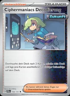 Ciphermaniacs Decodierung card in German
