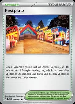 Festplatz card in German