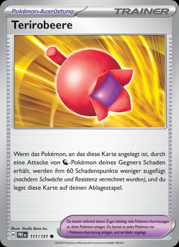 Terirobeere card in German