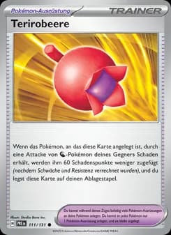 Terirobeere card in German