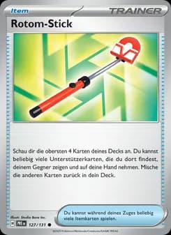 Rotom-Stick card in German
