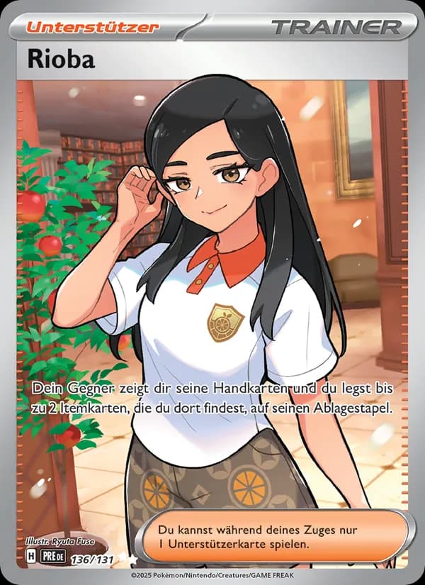 Rioba card in German