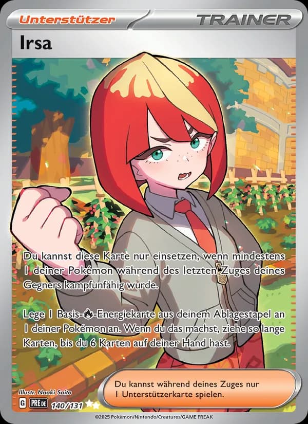 Irsa card in German