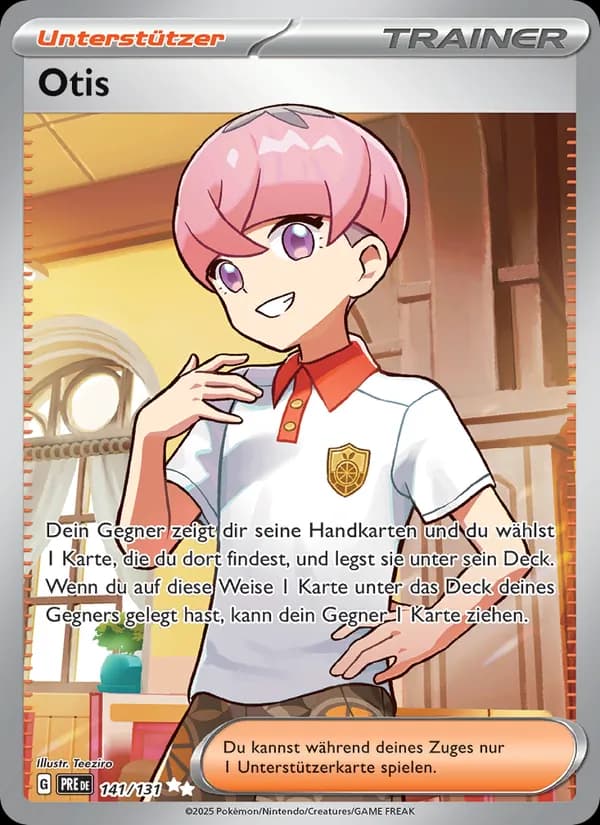Otis card in German