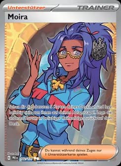 Moira card in German