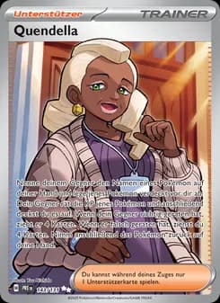 Quendella card in German