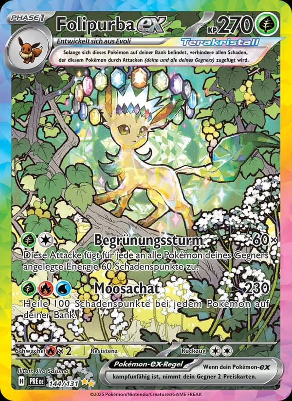 Folipurba-ex card in German