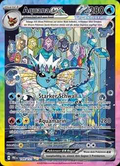 Aquana-ex card in German