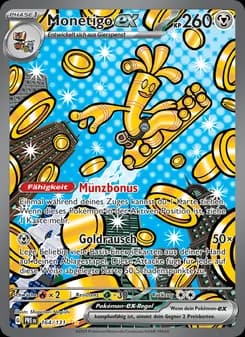 Monetigo-ex card in German