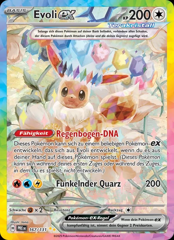 Evoli-ex card in German