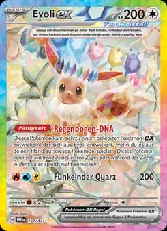 Evoli-ex card in German