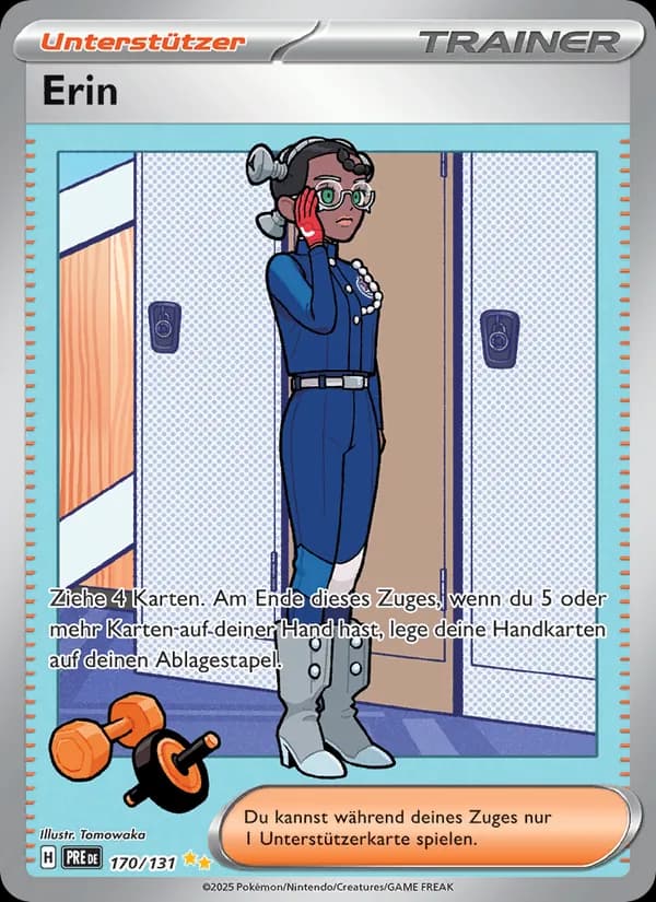 Erin card in German