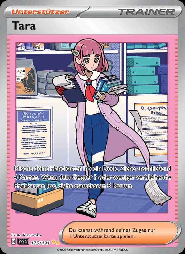 Tara card in German