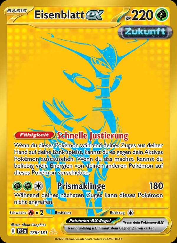 Eisenblatt-ex card in German