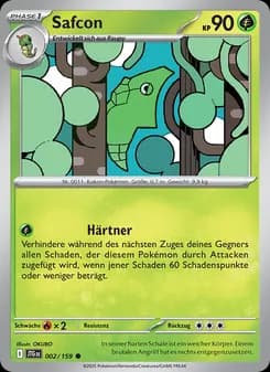 Safcon card in German