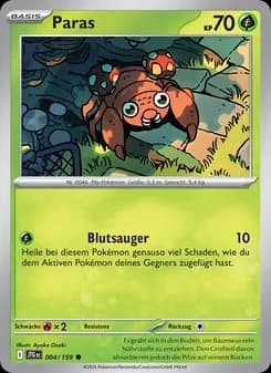 Paras card in German